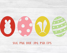 Load image into Gallery viewer, Easter svg Easter eggs Easter clipart Cute easter eggs Easter bundle svg  Easter bunny svg Easter cricut svg Ostern png Easter png
