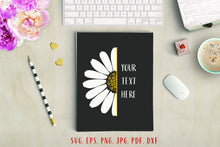 Load image into Gallery viewer, Daisy mandala svg Half of a daisy svg White flower svg Daisy monogram svg Daisy png Floral monogram svg Daisy bundle svg Floral mandala svg
