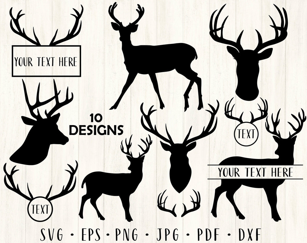 Deer bundle svg Christmas svg Deer clipart Deer png Deer svg Deer head svg Deer monogram Deer frame svg Deer antlers svg Deer cut file