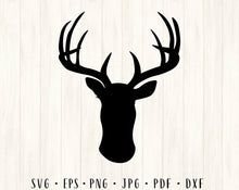 Load image into Gallery viewer, Deer bundle svg Christmas svg Deer clipart Deer png Deer svg Deer head svg Deer monogram Deer frame svg Deer antlers svg Deer cut file
