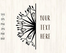 Load image into Gallery viewer, Dandelion bundle svg Flower svg Dandelion svg Flower wedding svg Dandelion monogram Dandelion png Dandelion shirt Dandelion decal Floral svg
