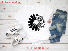 Load image into Gallery viewer, Daisy mandala svg Daisy svg Daisy decal svg Daisy shirt svg Sunflower svg Floral mandala svg Sunflower wedding svg Sunflower png Floral svg
