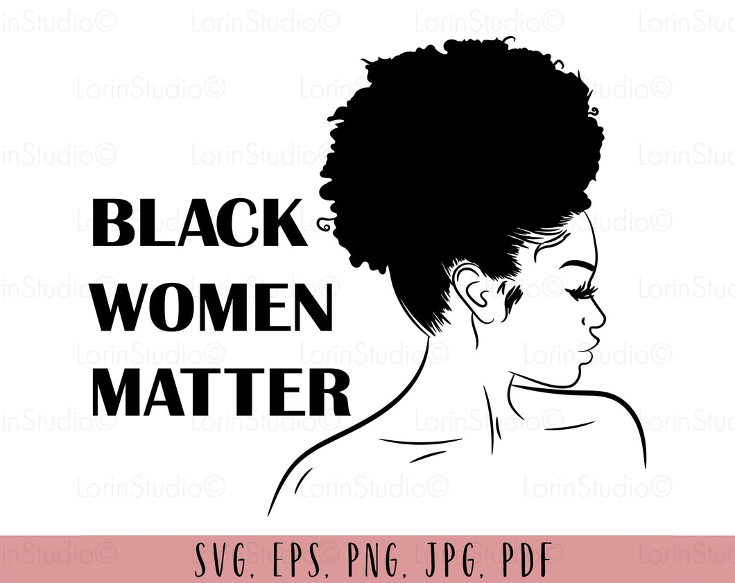 Black women matter svg Afro woman svg Afro american svg Afro female Black woman svg Black women svg BLM svg I cant breathe svg Afro girl svg