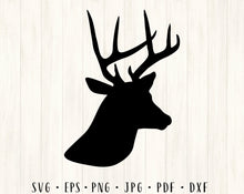 Load image into Gallery viewer, Deer bundle svg Christmas svg Deer clipart Deer png Deer svg Deer head svg Deer monogram Deer frame svg Deer antlers svg Deer cut file
