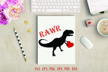 Load image into Gallery viewer, Dinosaur svg Rawr svg Dinosaur rawr svg Trex svg Dino svg Dinosaur shirt svg Dinosaur clipart Dinosaur boy svg Dinosaur png Dinosaur print
