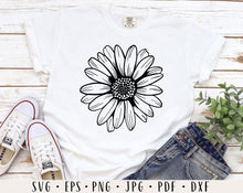 Load image into Gallery viewer, Daisy flower svg Daisy svg Flower svg Sunflower svg Daisy decal svg Daisy png Floral svg Wedding flower svg Daisy clipart Daisy sublimation
