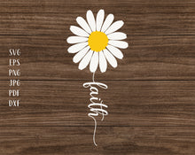 Load image into Gallery viewer, Faith hope love svg Daisy bundle svg Daisy svg Flower svg Daisy sublimation Daisy decal svg Floral christian svg Daisy png Sunflower svg
