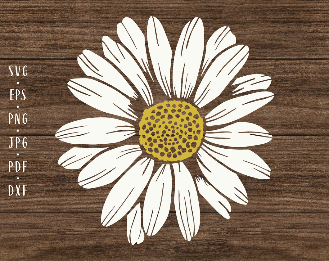 Daisy svg Flower svg Daisy flower svg  Sunflower svg Daisy decal svg Daisy png Floral svg Wedding flower svg Daisy clipart Daisy sublimation