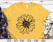 Load image into Gallery viewer, Daisy flower svg Daisy svg Flower svg Sunflower svg Daisy decal svg Daisy png Floral svg Wedding flower svg Daisy clipart Daisy sublimation
