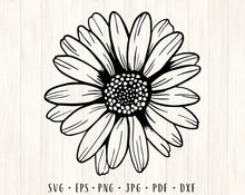 Load image into Gallery viewer, Daisy flower svg Daisy svg Flower svg Sunflower svg Daisy decal svg Daisy png Floral svg Wedding flower svg Daisy clipart Daisy sublimation
