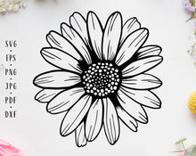 Load image into Gallery viewer, Daisy flower svg Daisy svg Flower svg Sunflower svg Daisy decal svg Daisy png Floral svg Wedding flower svg Daisy clipart Daisy sublimation
