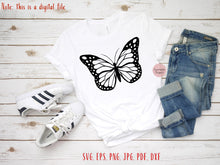 Load image into Gallery viewer, Butterfly svg Butterfly png Butterfly clipart Butterfly cut file Butterfly decal svg Butterfly shirt svg Butterfly clip art Butterfly vector
