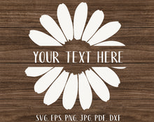 Load image into Gallery viewer, Daisy bundle svg Flower svg Daisy monogram Daisy svg Daisy clipart Daisy png Floral svg Sunflower svg Daisy cut files Half daisy svg
