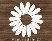 Load image into Gallery viewer, Daisy bundle svg Flower svg Daisy monogram Daisy svg Daisy clipart Daisy png Floral svg Sunflower svg Daisy cut files Half daisy svg
