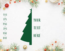 Load image into Gallery viewer, Christmas tree bundle svg Christmas tree monogram Christmas tree cut file Christmas svg Xmas tree Christmas tree clipart Christmas monogram
