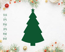 Load image into Gallery viewer, Christmas tree bundle svg Christmas tree monogram Christmas tree cut file Christmas svg Xmas tree Christmas tree clipart Christmas monogram
