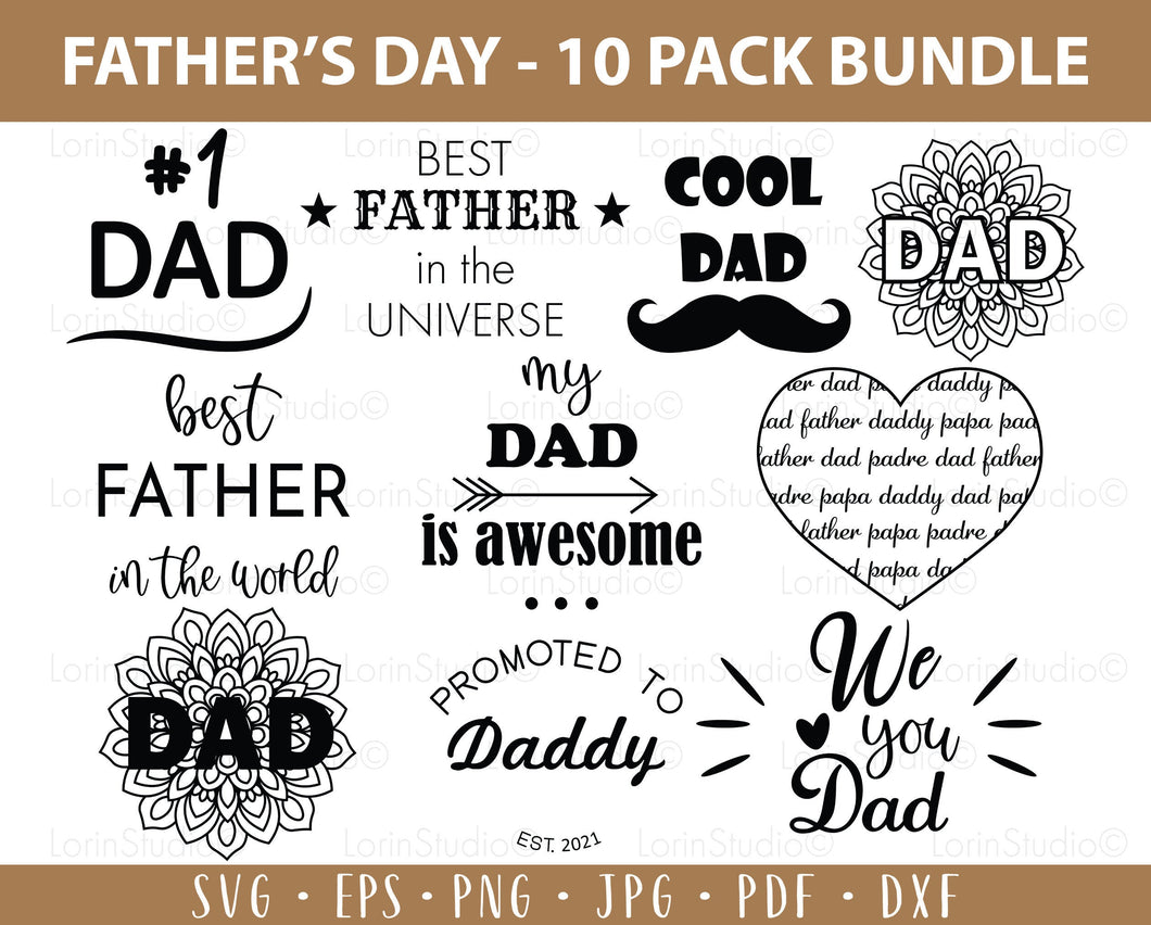 Fathers day bundle svg Dad svg fathers day shirt svg Daddy svg Fathers day svg Dad cut file Sublimation designs Promoted to daddy svg