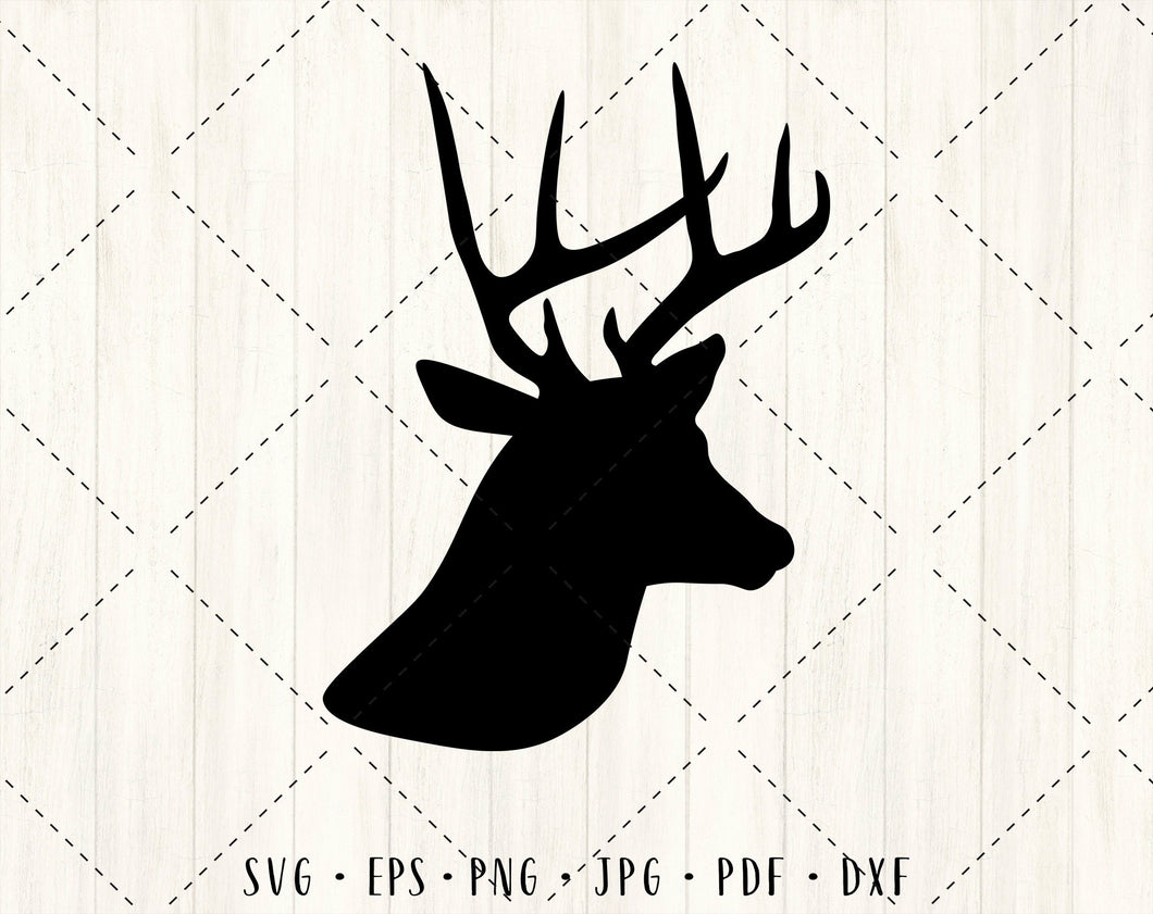 Deer svg Christmas svg Deer clipart Deer png Deer sublimation Deer head svg Deer antlers svg Deer cut file Deer file svg deer decal svg