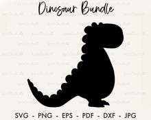 Load image into Gallery viewer, Dinosaur bundle svg Dinosaur svg Dinosaur clipart Dinosaur png Dinosaur cut file Cute dinosaur svg Baby dinosaur svg Dino bundle svg Dino
